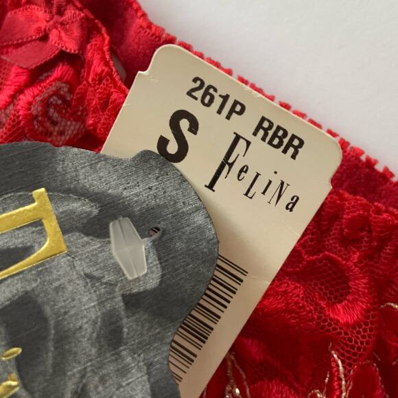 Felina Vintage Lingerie Set - Bustier Panty & Garter Belt 34C Small - Picture 13 of 15